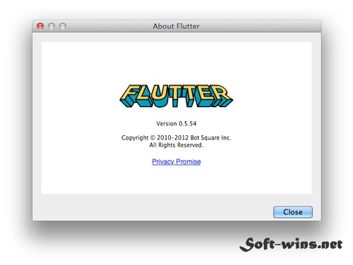 About Flutter 0.5.54