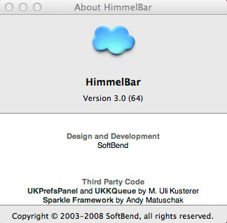 About HimmelBar 3.0