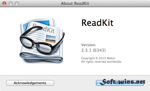 About ReadKit 2.3.1