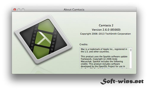 О программе Camtasia 2.6