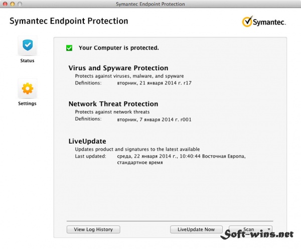 Symantec Endpoint Protection 12.1 for Mac